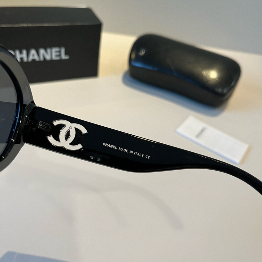 Chanel round frame sunglasses