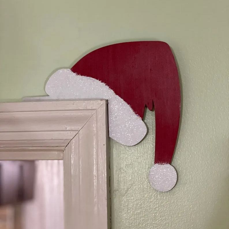 ON SALE🎅Christmas Funny Corner Sign Top Door Frame Ornament