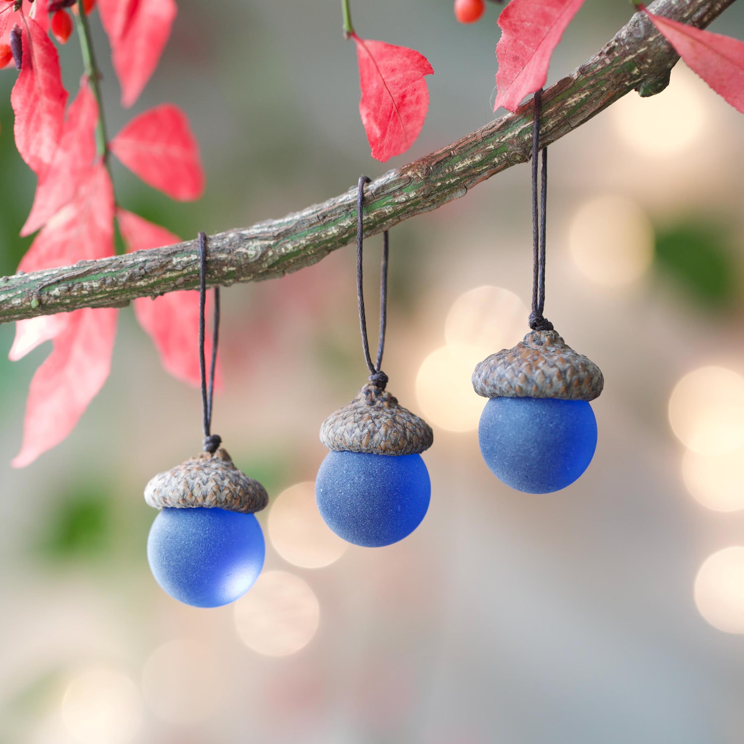 Handmade Sea Glass Acorn Ornaments – A Little Treasure from Nature & the Sea