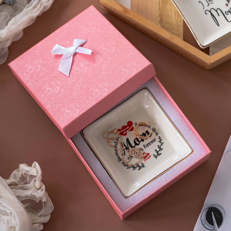 🎁Perfect Gift❤️Ceramic Jewelry Tray Trinket Dish