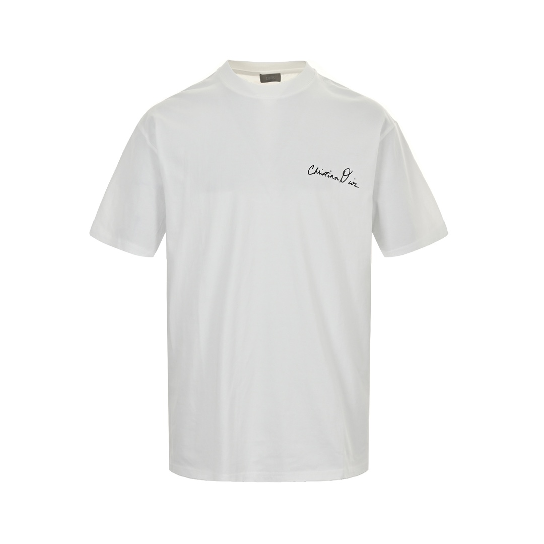 Dior 24ss 1947 series lily of the valley print short sleeves