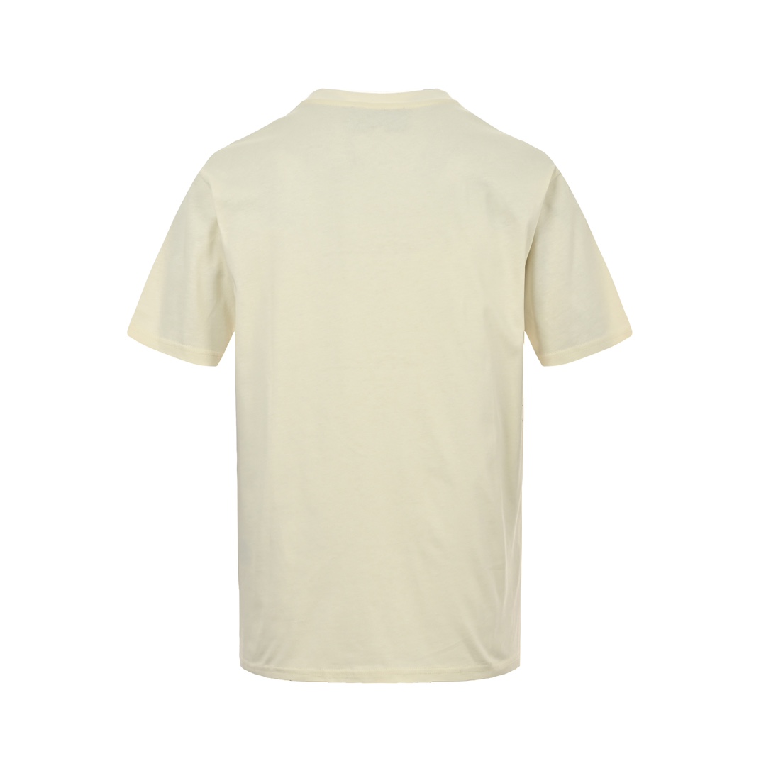 Gucci monogram patch bear embroidered short sleeves