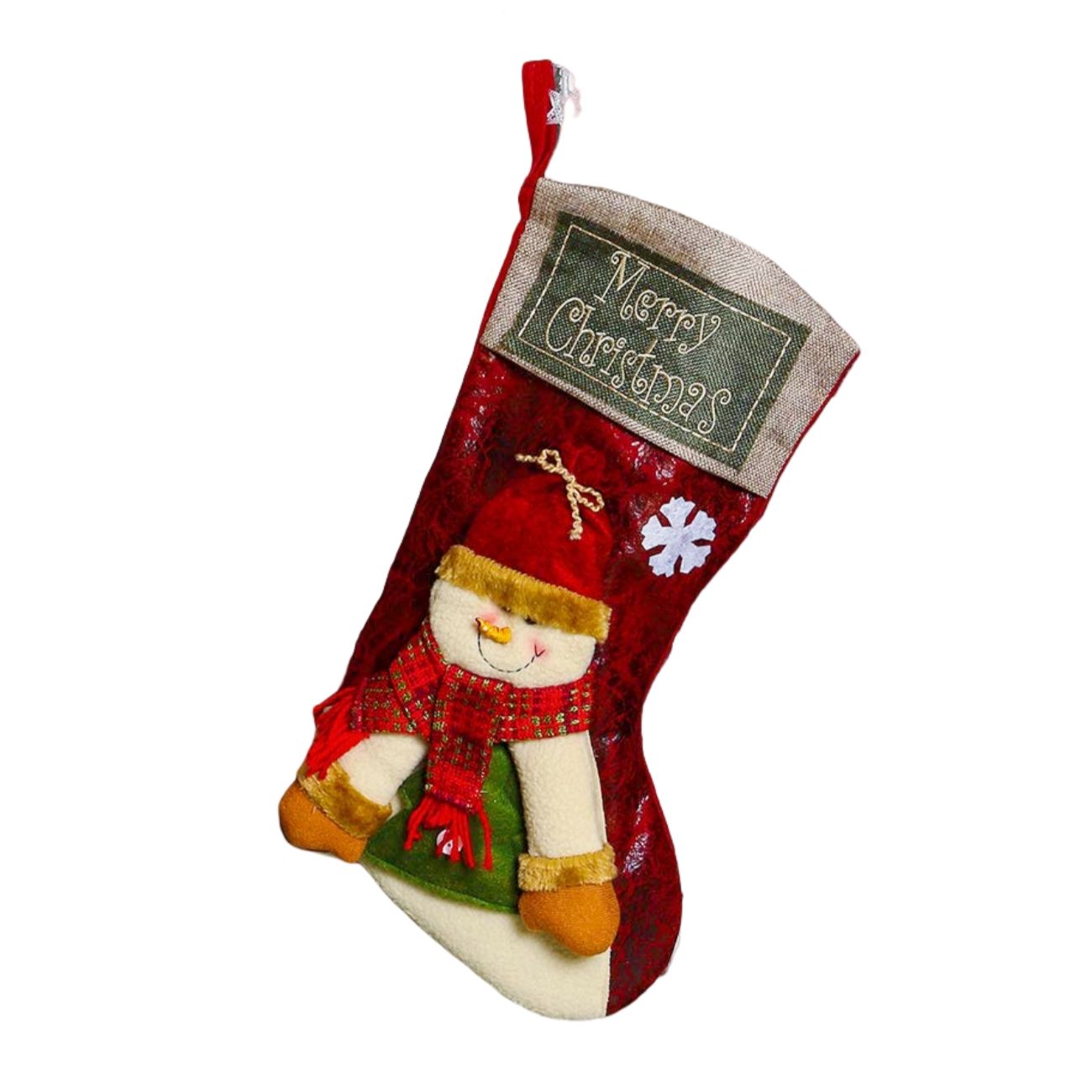 💥ON SALE💥Classic Large Christmas Stockings with Santa, Snowman & Reindeer🎅