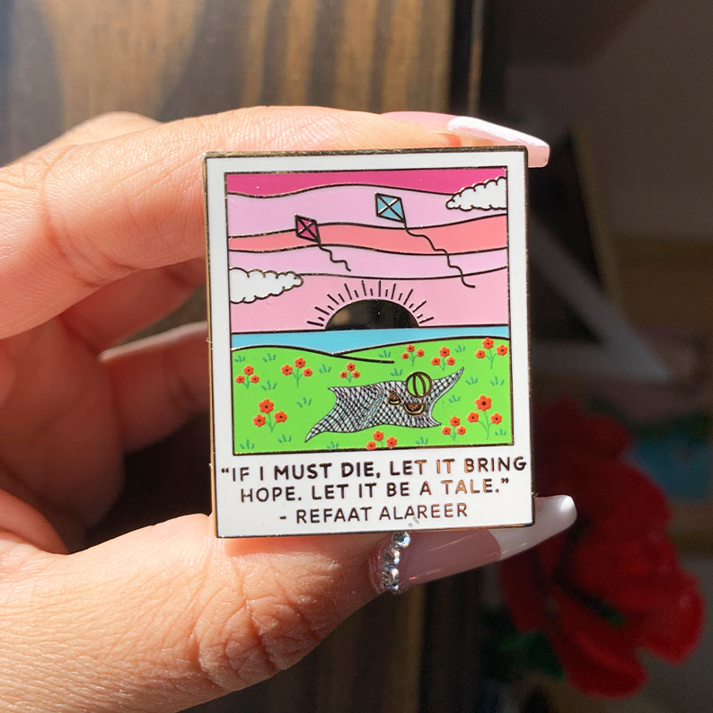 Watermelon Poloroid Hard Enamel Pin