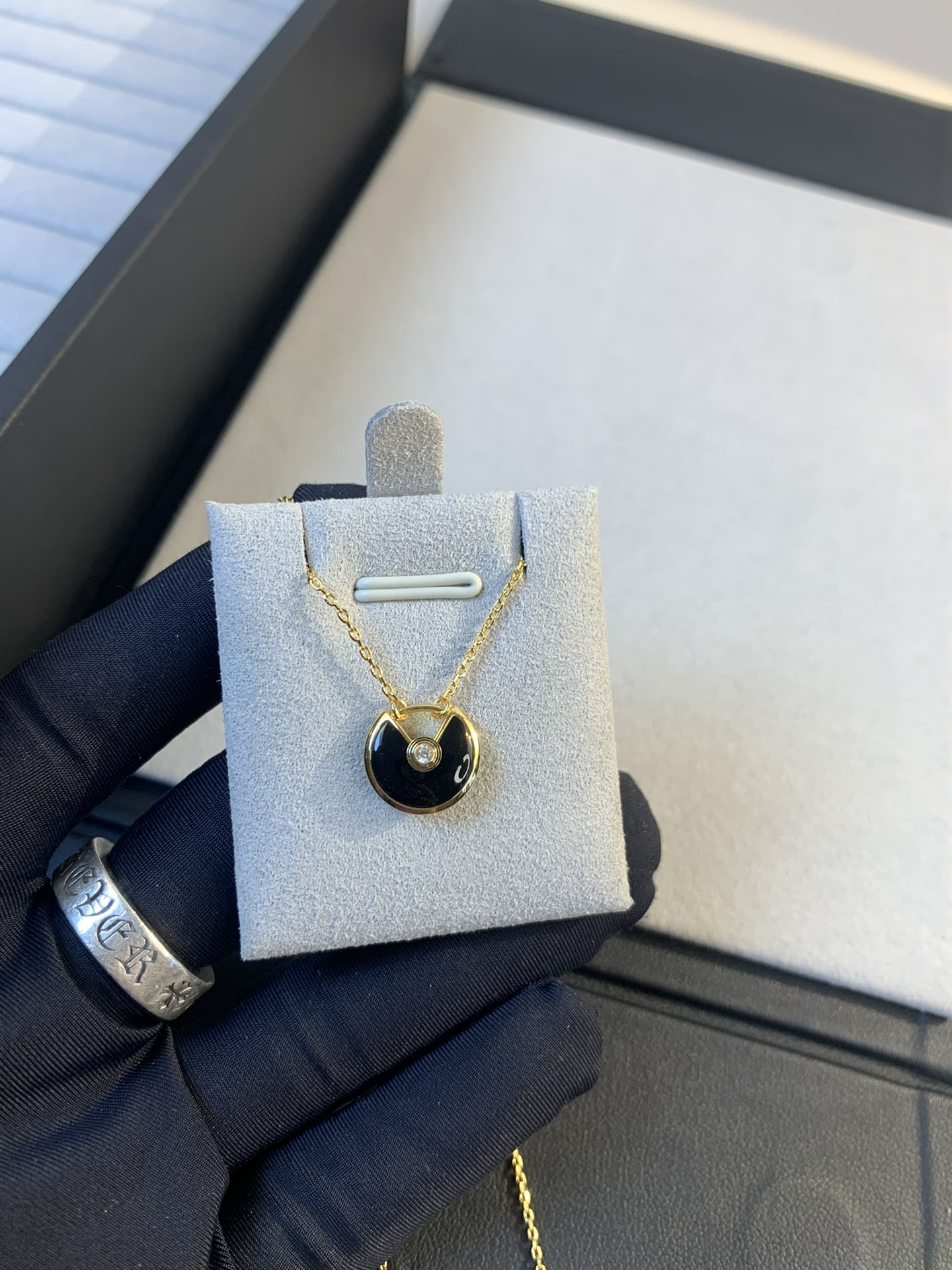 Cartier Black Onyx Necklace