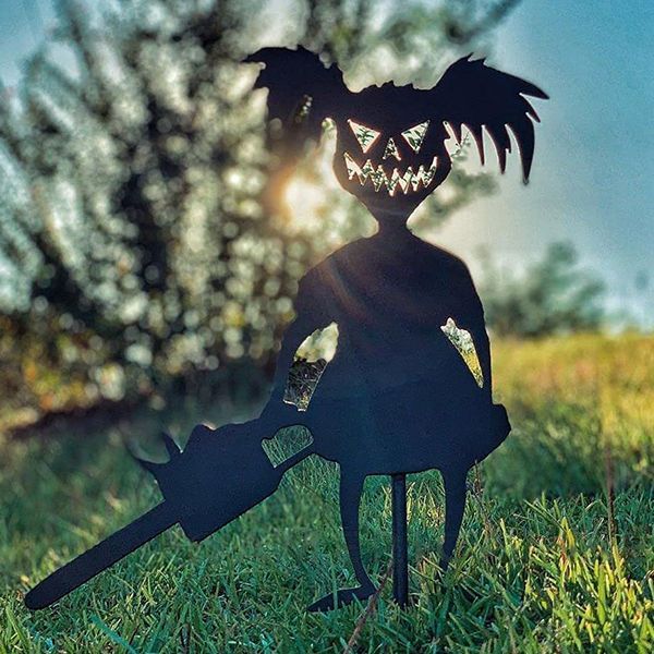 🔥45% OFF Last Day Sale -Cute Ghost Zombie-Metal Yard Art - BUY 3 FREE SHIPPING