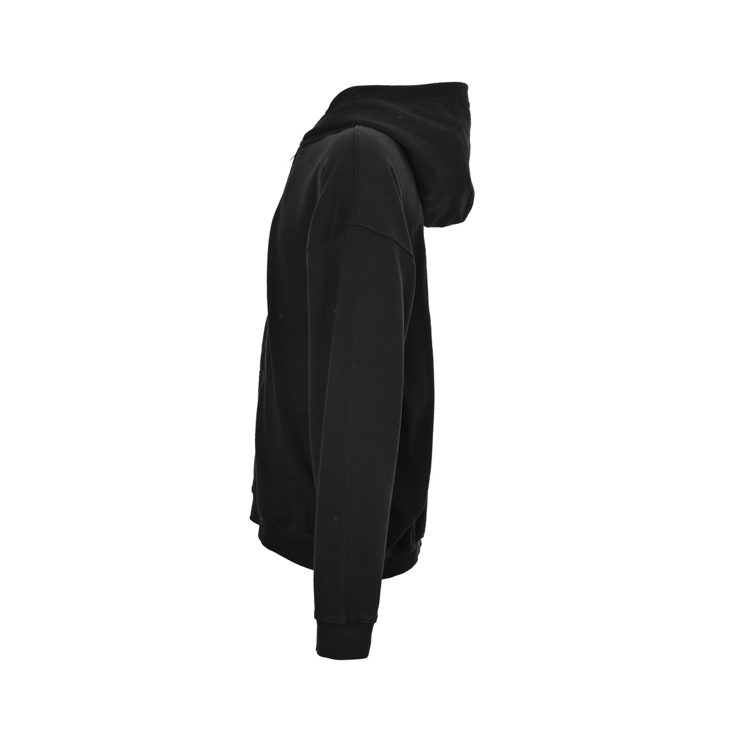 Loewe 24Fw hooded jacket with embossed logo and zip-up detailing
