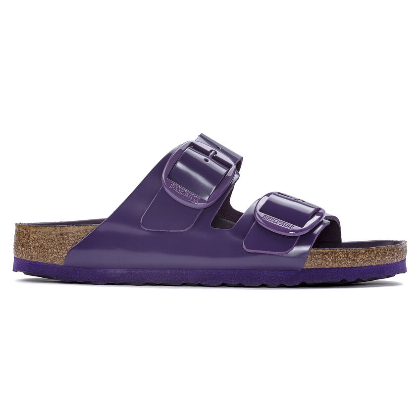 Arizona Big Buckle Natural Leather Patent B-51423