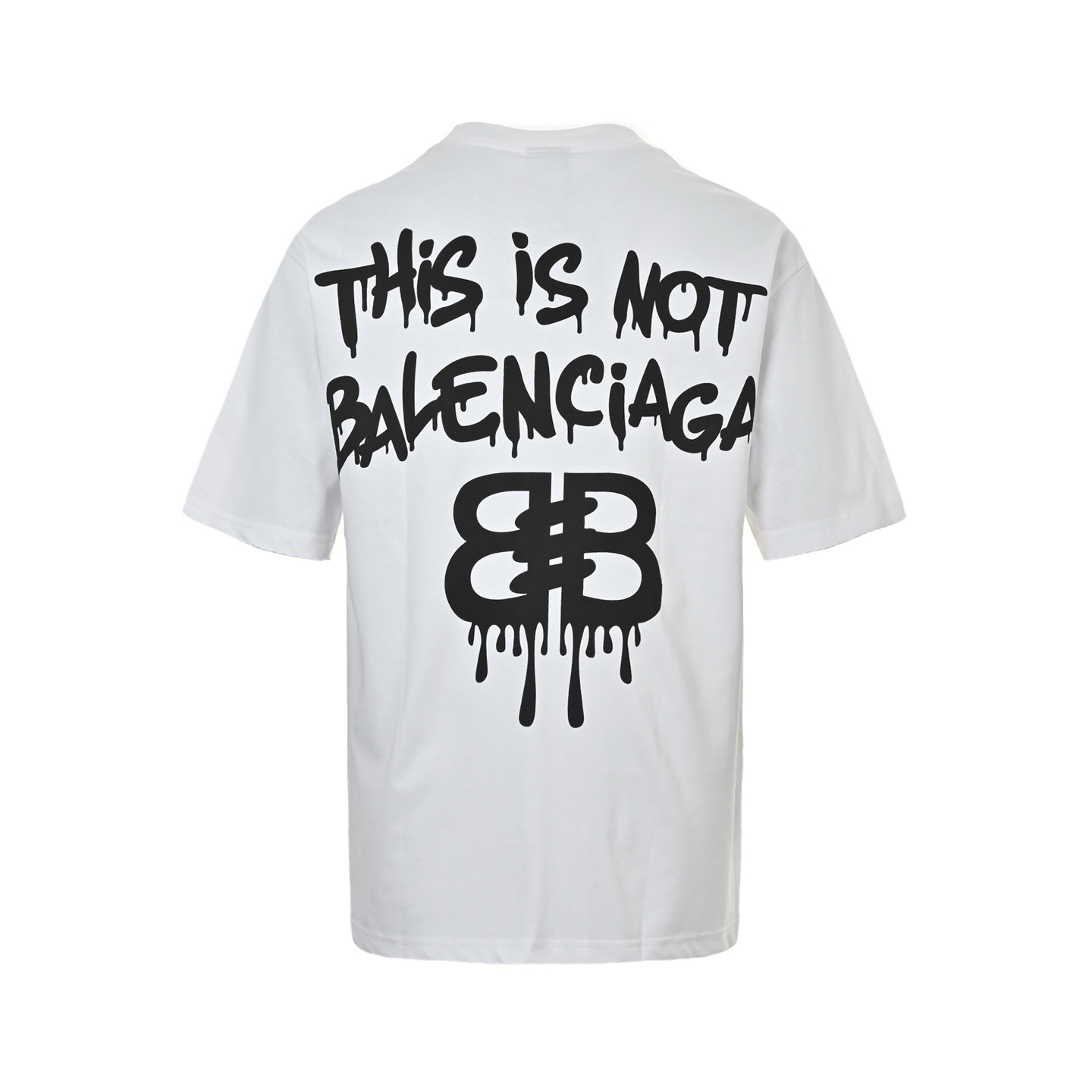 Balenciaga Letter Print Short Sleeve