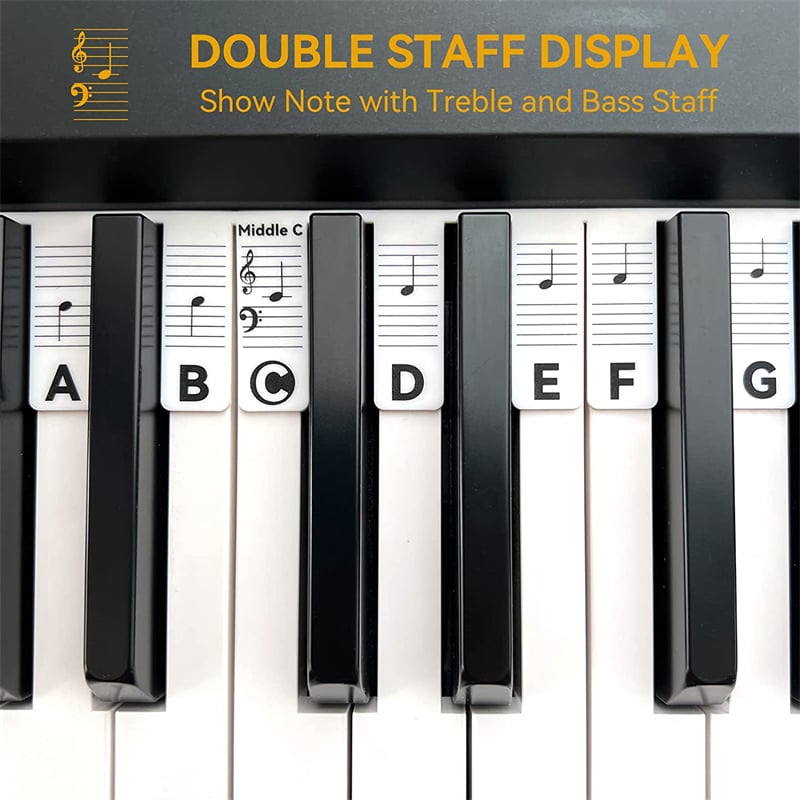 🎄CHRISTMAS HOT SALE-50% OFF-Removable Piano Keyboard Note Labels-BUY 2 GET 10% OFF NOW
