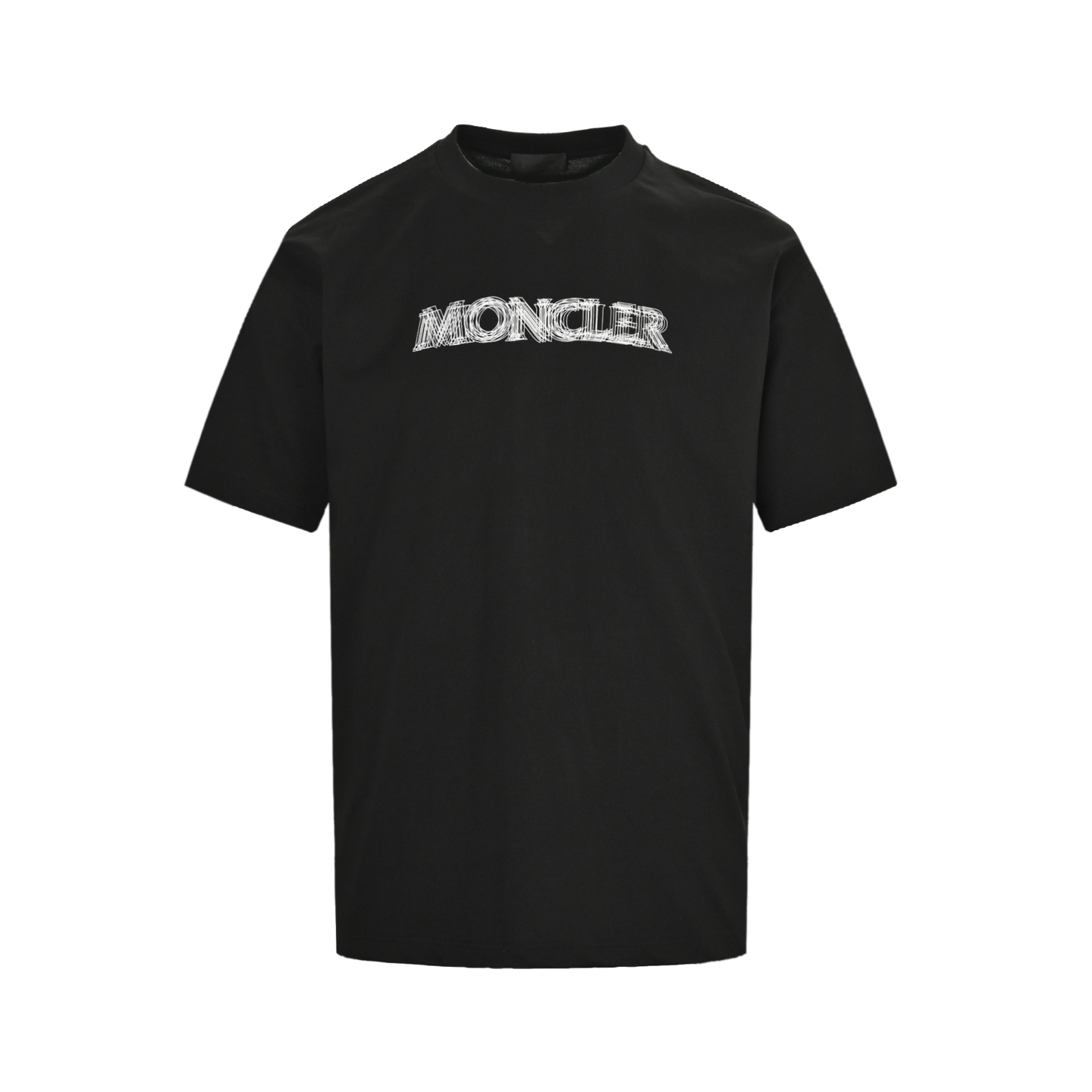 Moncler 25ss line double shadow letter print short sleeve