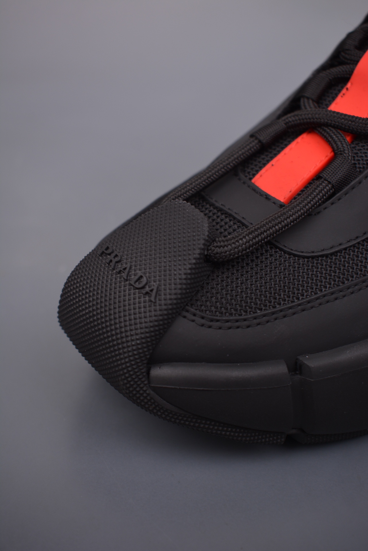 Prada 3D Cloudbust Thunder Technical Sneakers Black Red 1E804M3LKI-AJ6493