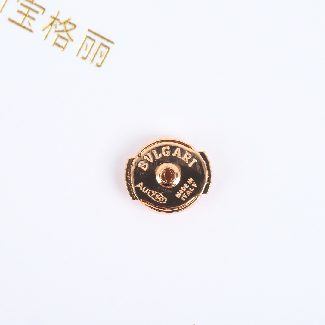 Bulgari fan-shaped earrings