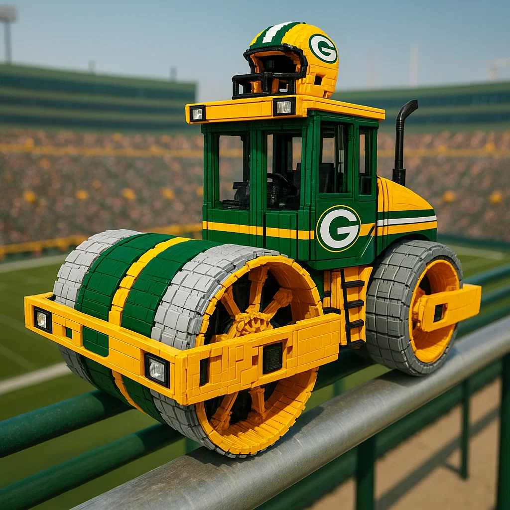 Football Team Roller Building Blocks