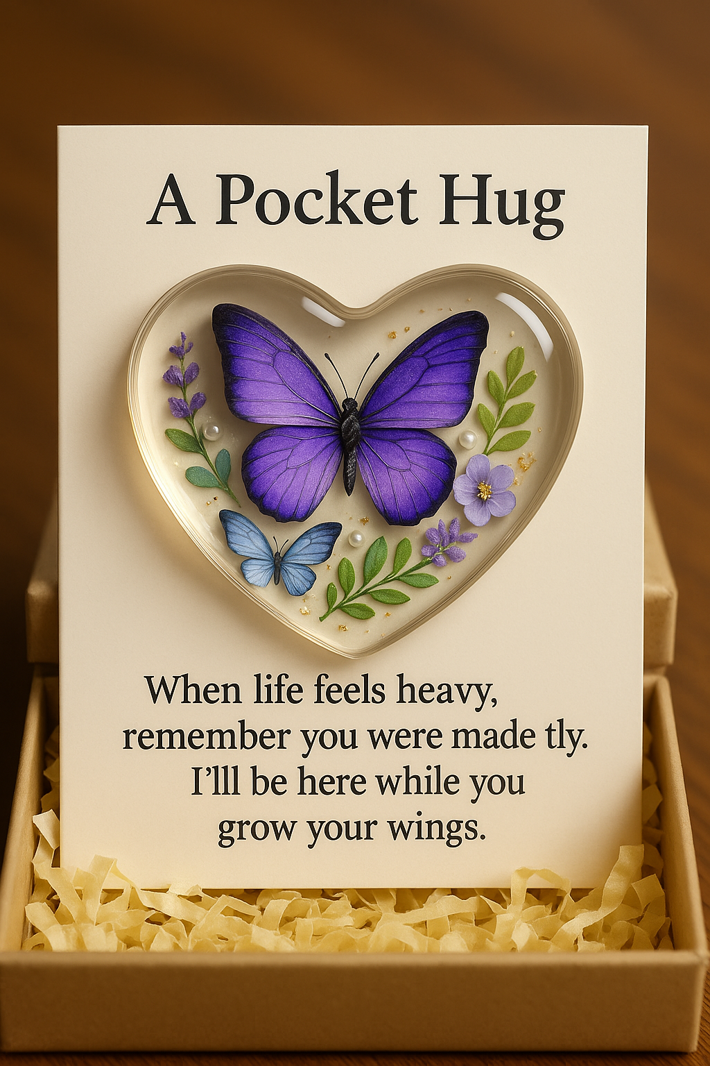 A Pocket Hug for Butterfly lover