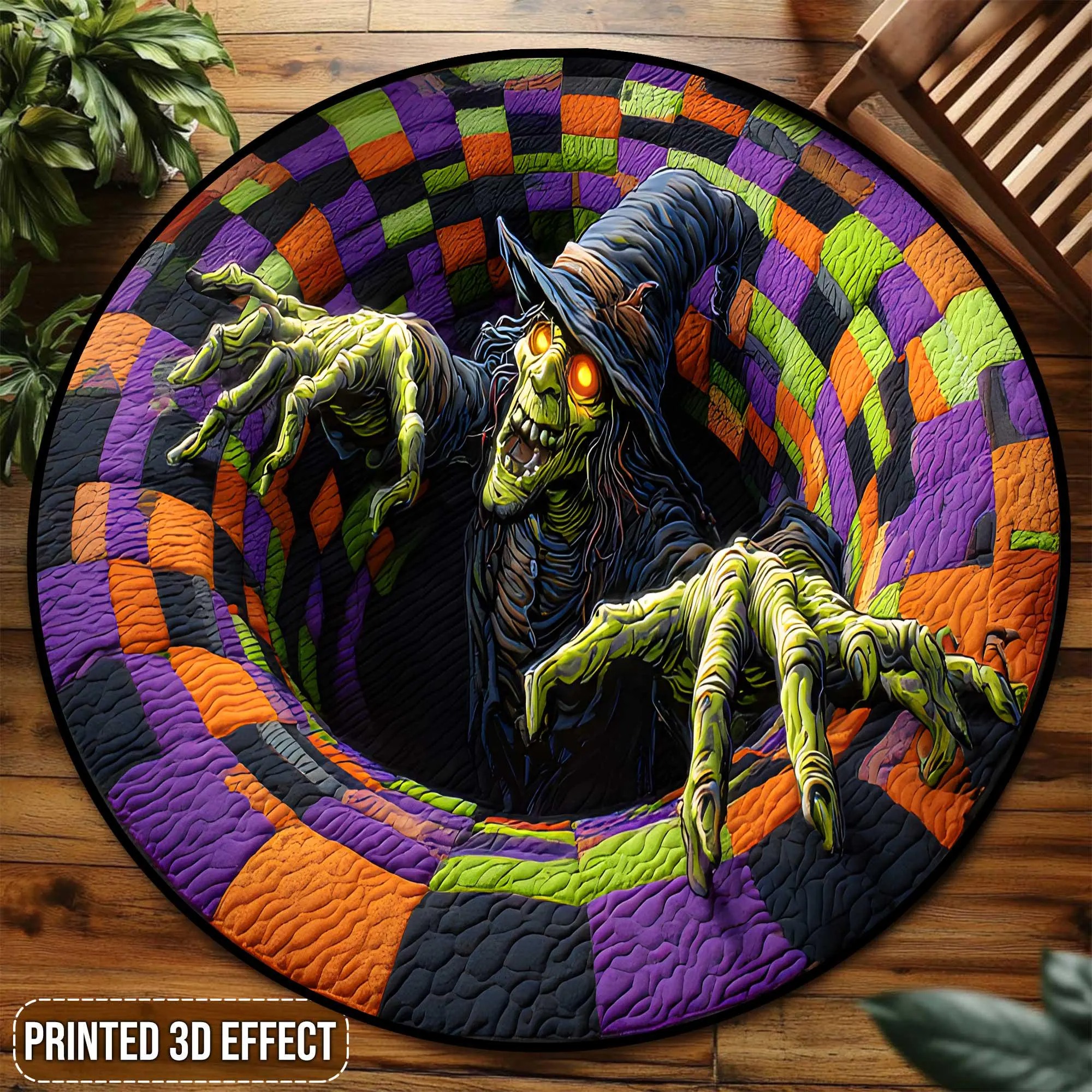 3D Printed Halloween Witch Rug