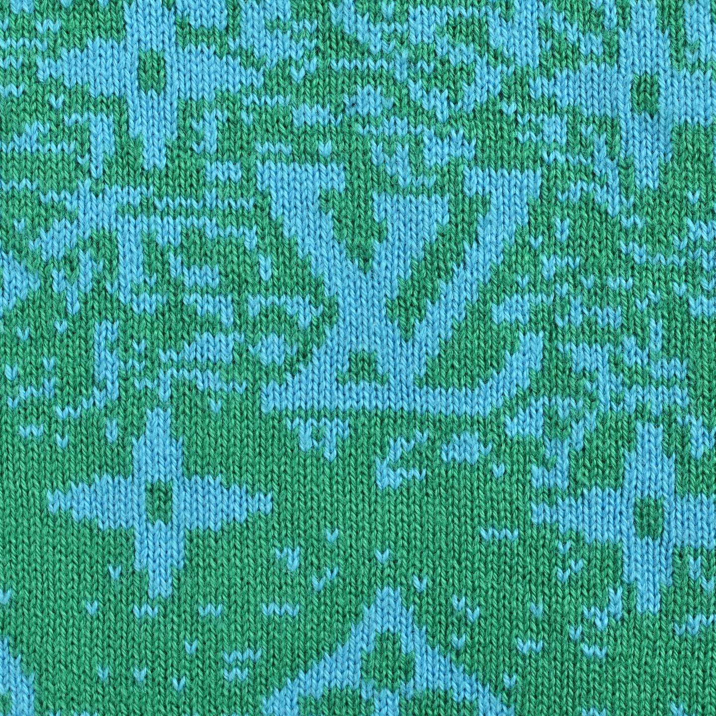 Louis Vuitton 25ss Snake Series Green Splicing Knitted Polo Short Sleeve