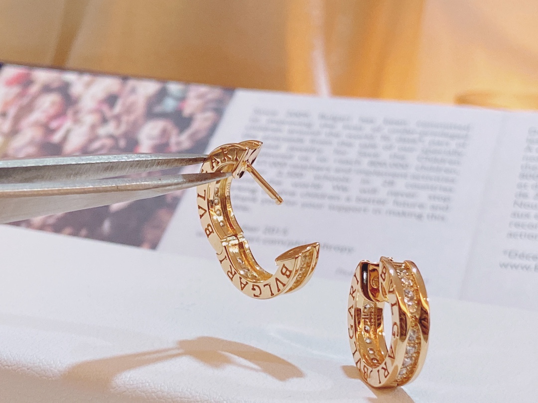 Bulgari B.zero1 series earrings