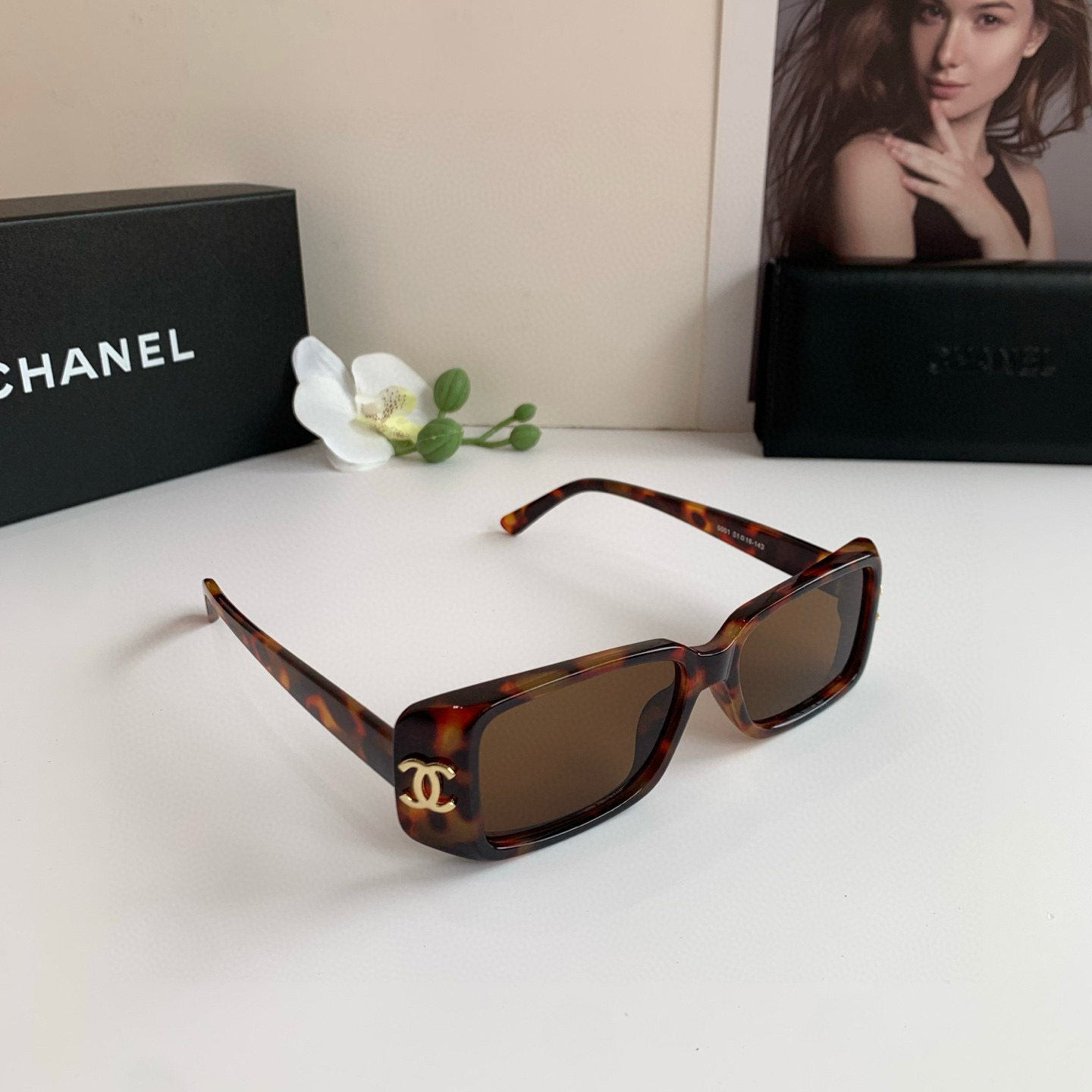 Chanel round frame sunglasses