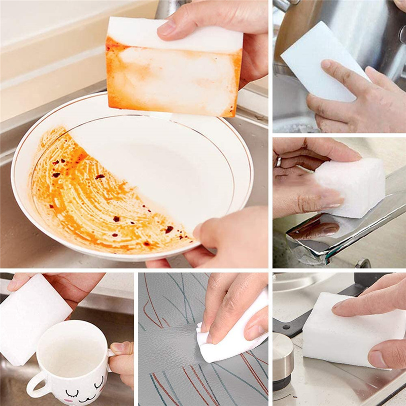 Summer Hot Sale🔥-Sponge Magic Sponge Eraser Sponge Office Window Household Cleaner Dishwashing Kitchen Bathroom Cleaning Sponge(33.3% OFF)