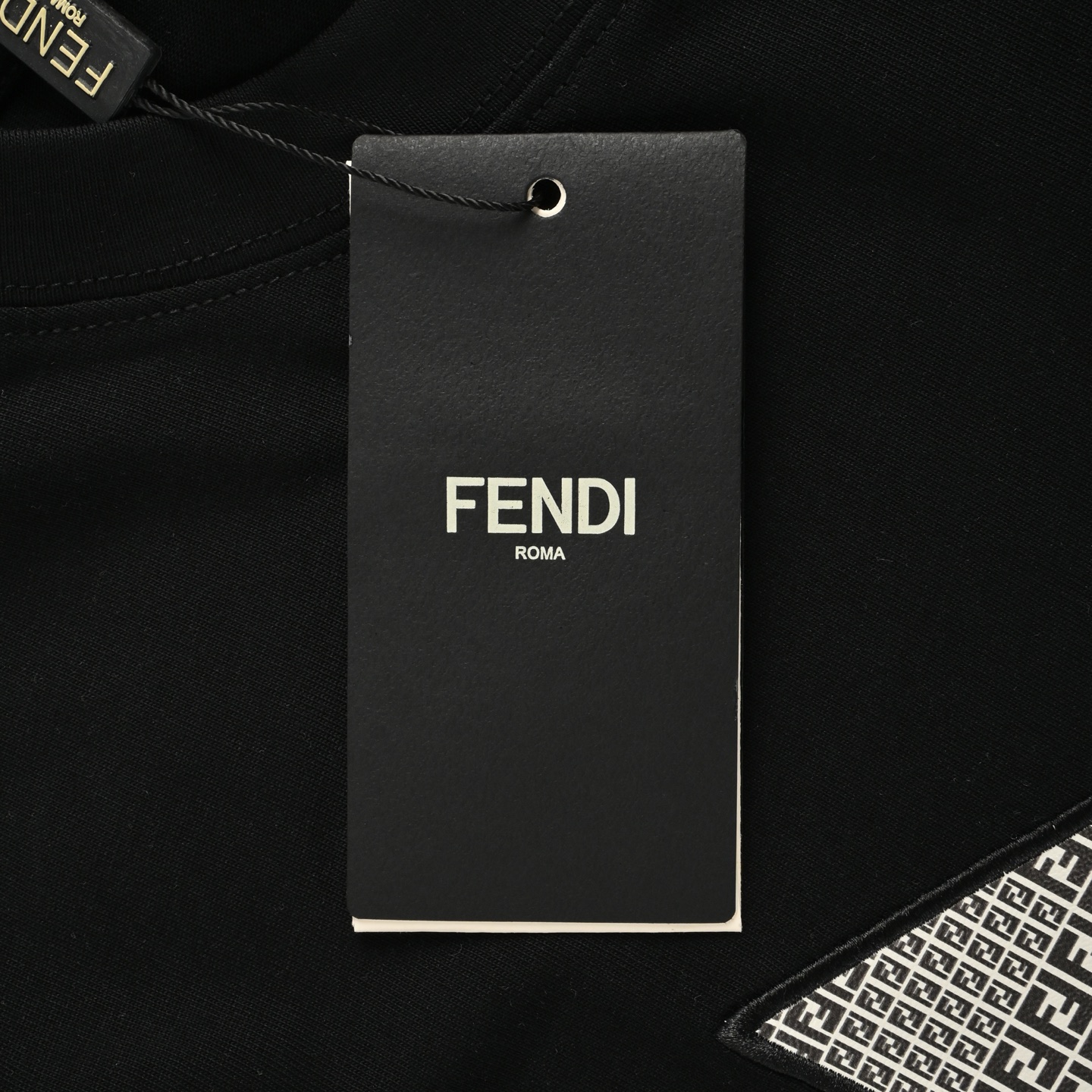 Fendi 25ss old flower patchwork devil eye embroidered short sleeve