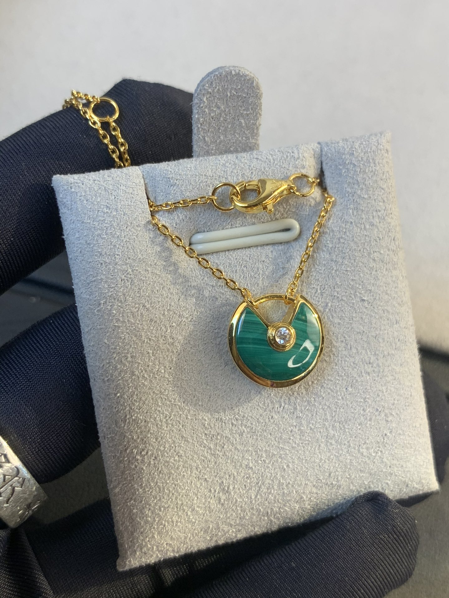 Cartier Malachite Necklace