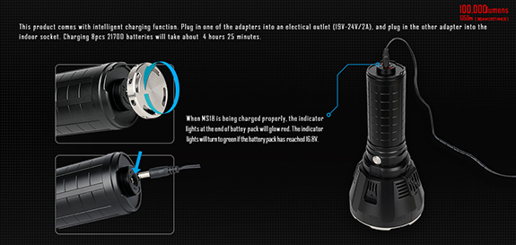 100000 Lumen Big Flashlight High Power LED XHP70 Waterproof Flash Light