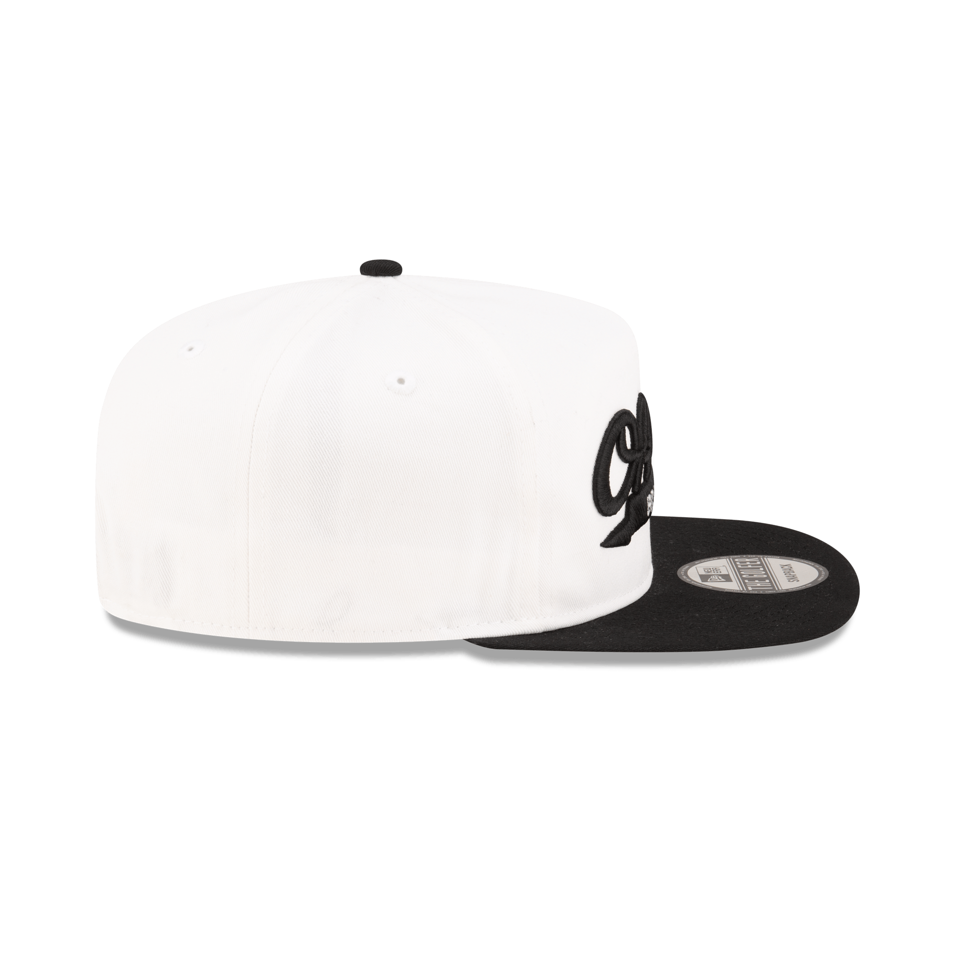 Official College White Golfer Snapback Hat