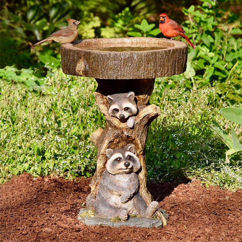 🔥Last Day-[SAVE 50% OFF]-🐕Resin Animal Figurine Bird Feeder🐤-BUY 2 GET 10% OFF & FREE SHIPPING
