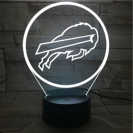 BUFFALO BILLS 3D LED LIGHT LAMP