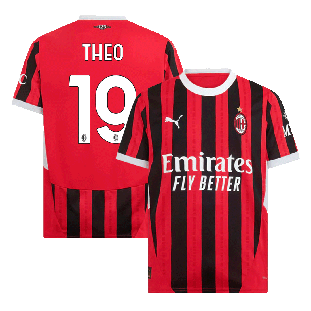 AC Milan THEO #19 Home Football Shirt 2024/25