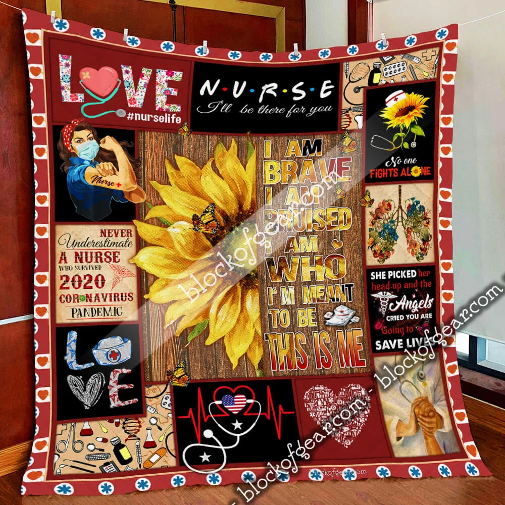 I Am A Nurse Quilt Blanket