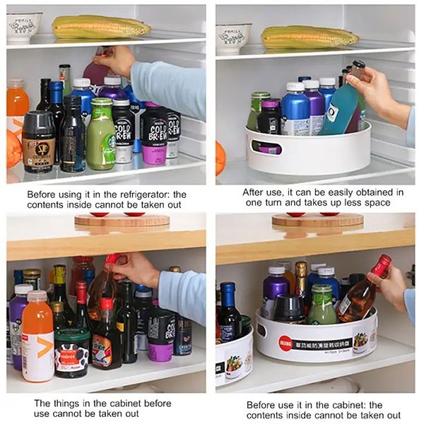 🕐Last Day $9.9🕐【Lazy Susan】Multifunctional Rotating Anti-Skid Rack