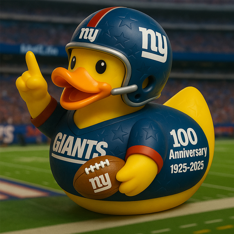 New York Giants 100th Anniversary  Duck