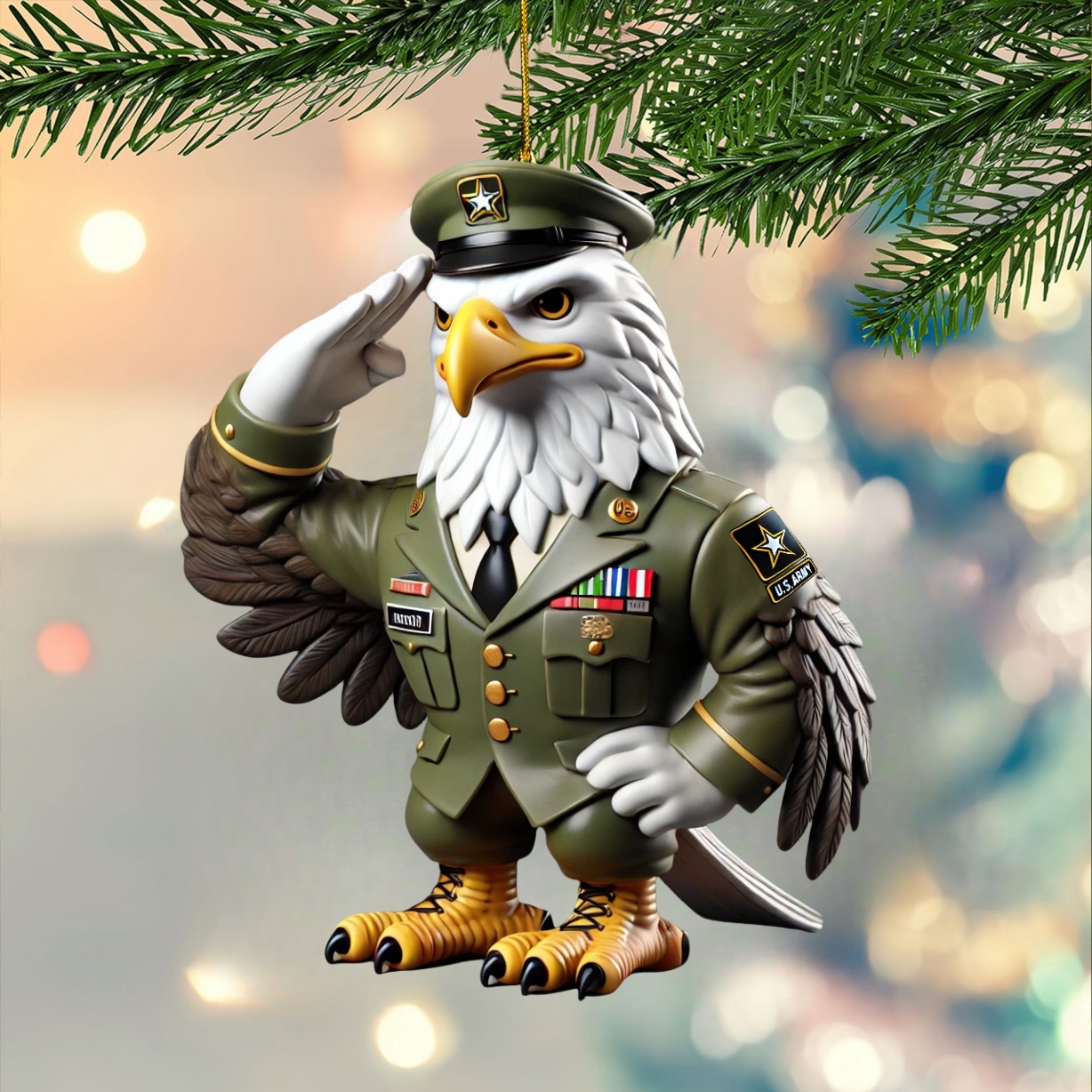 🦅Veteran Tribute Eagle Ornament