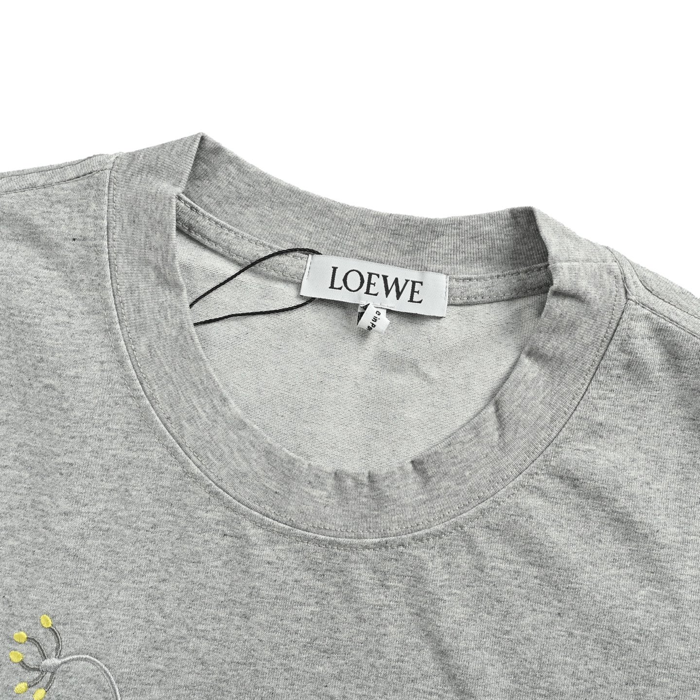 Loewe 25ss whale print embroidered short sleeve