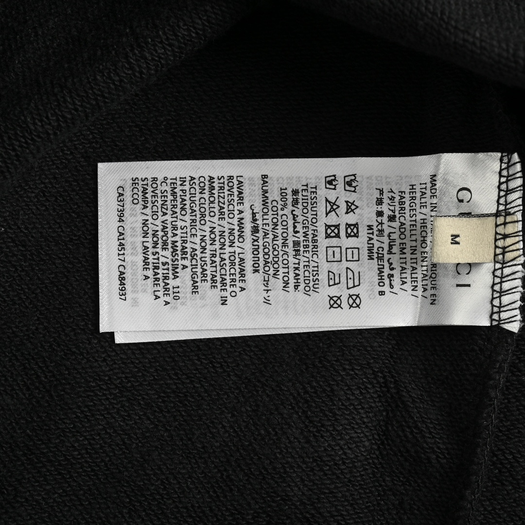 Gucci 24Fw Double G flocked print hooded sweatshirt