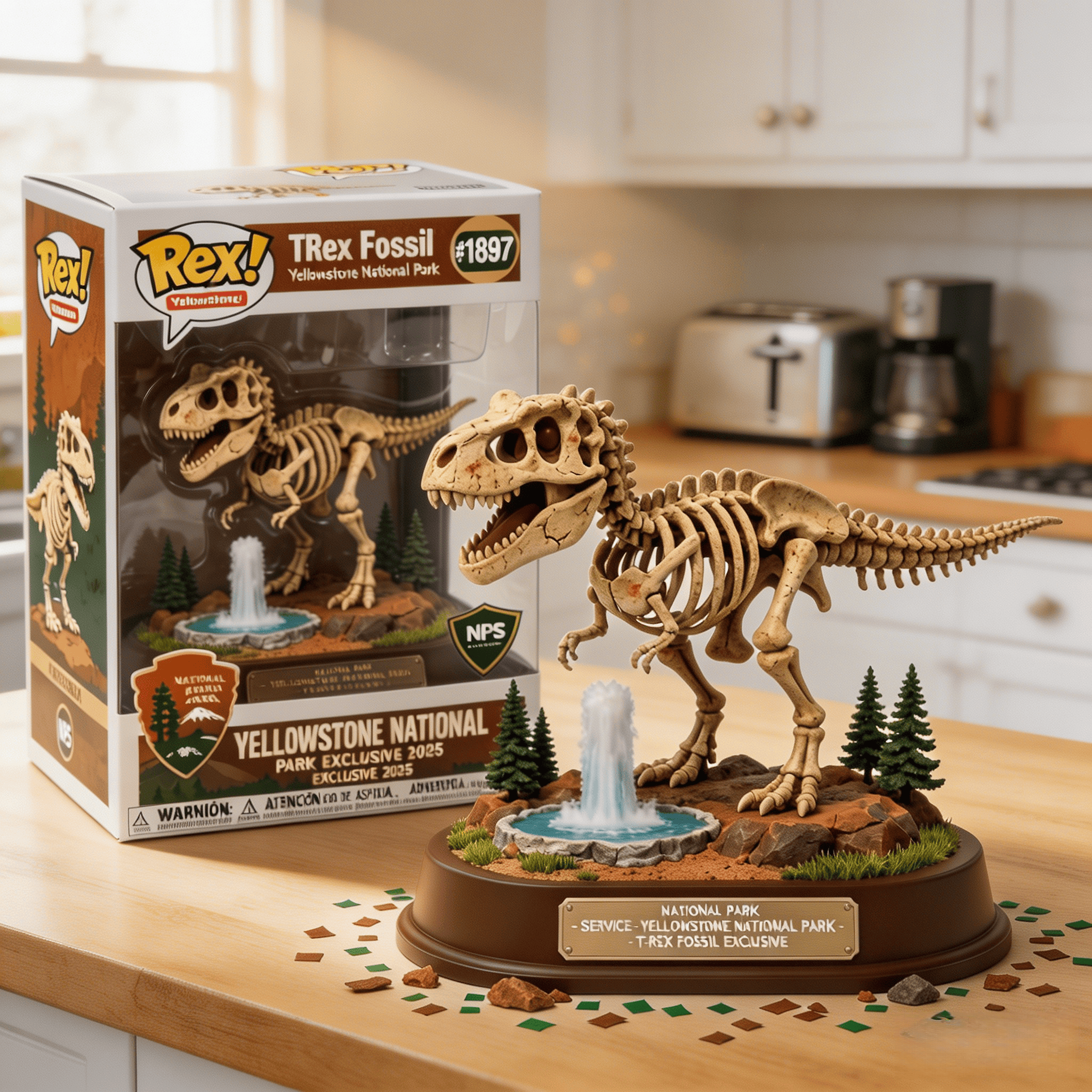 🦖Yellowstone T-Rex Fossil 1897 Funko Pop!