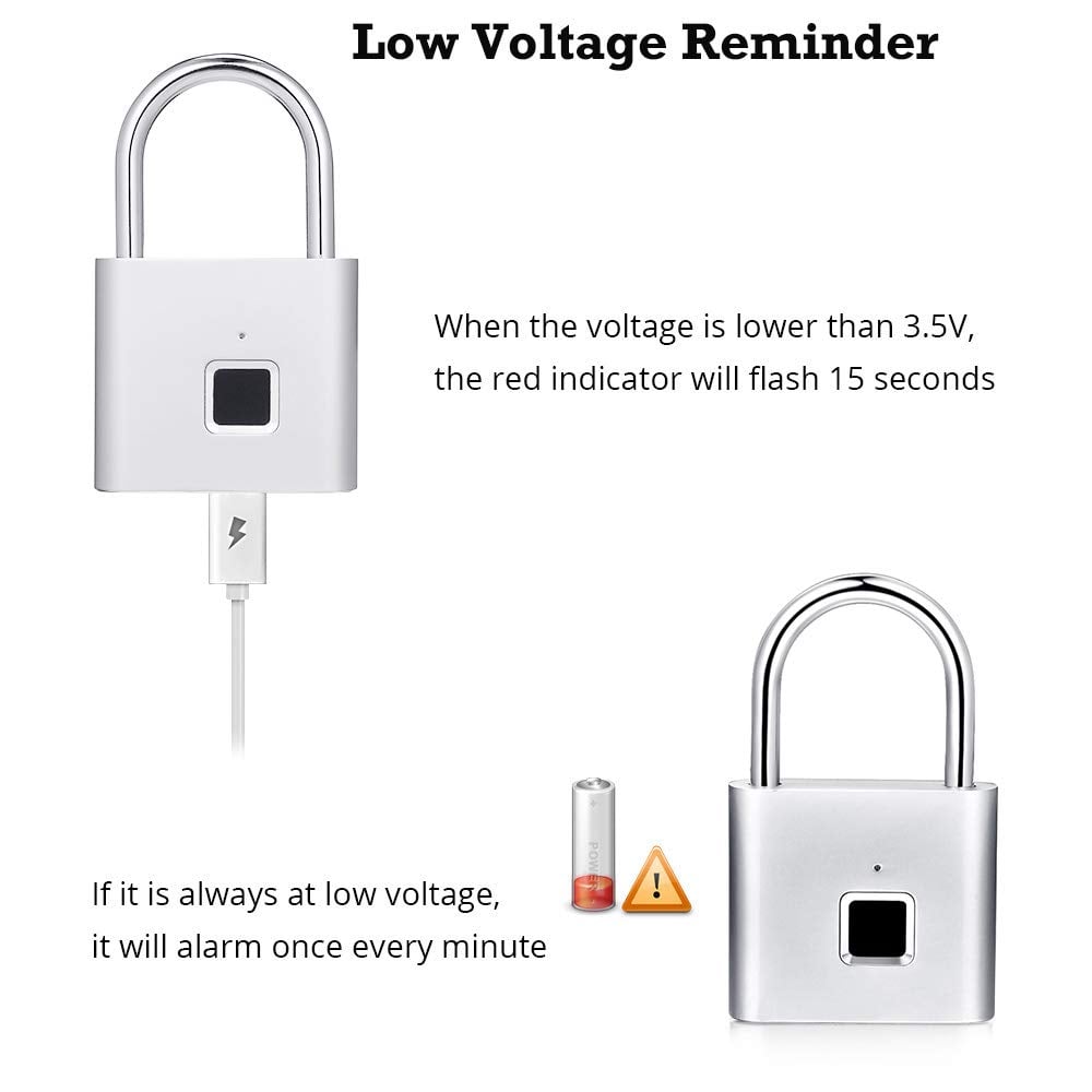 🔒mini smart fingerprint padlock🔒(BUY 2 FREE SHIPPING)