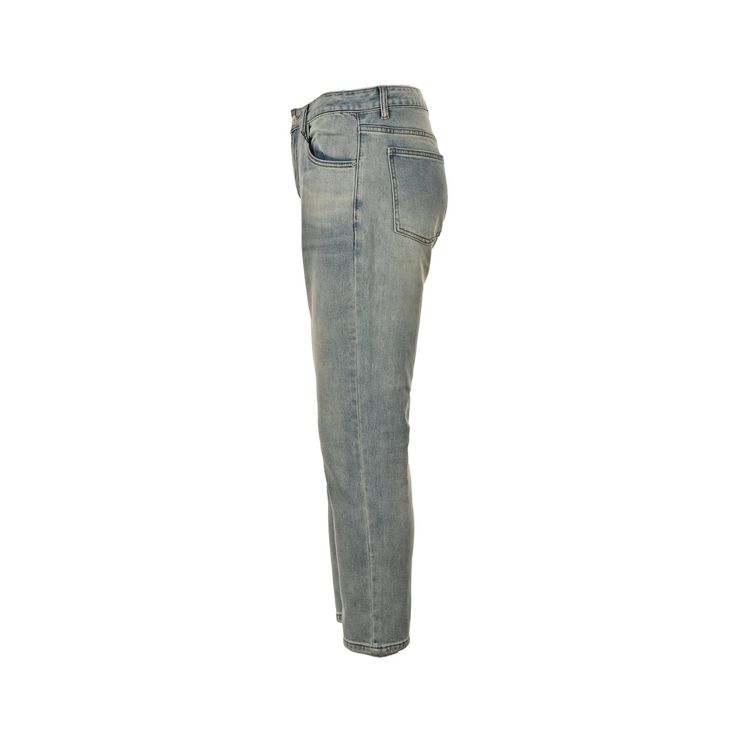 Burberry TB Warhorse Embroidered Jeans with Back Pockets
