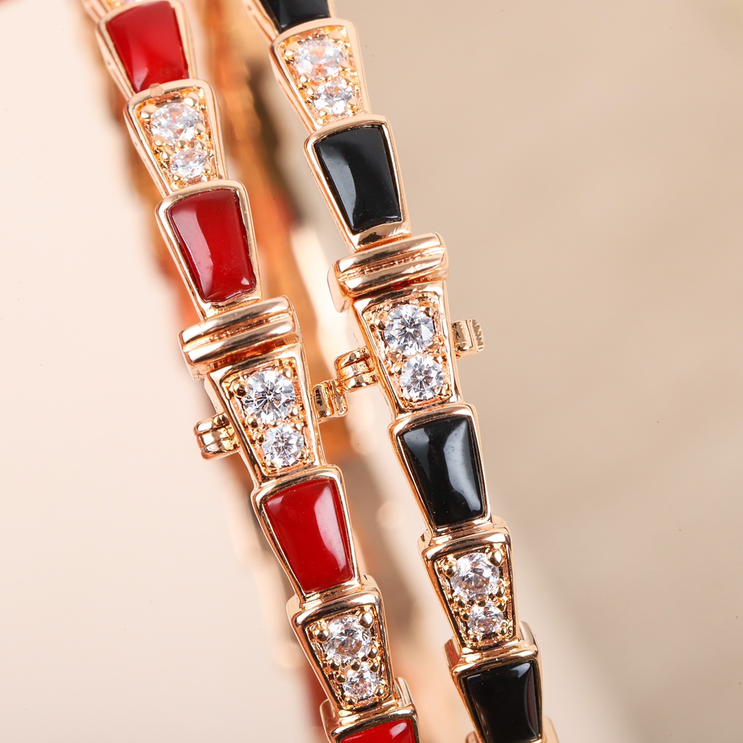 Bulgari Serpenti Viper mother-of-pearl bracelet