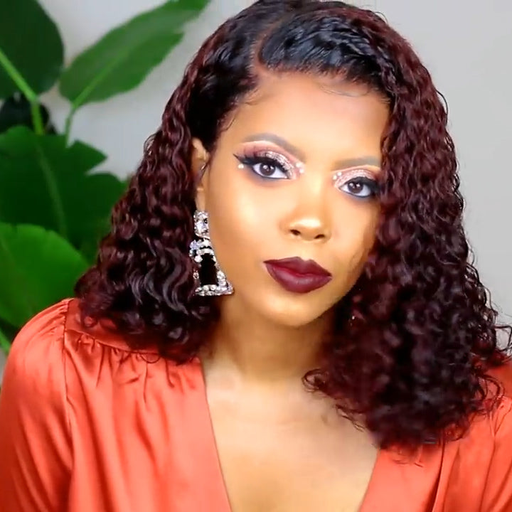 New Natural Pre Plucked Curly Wig