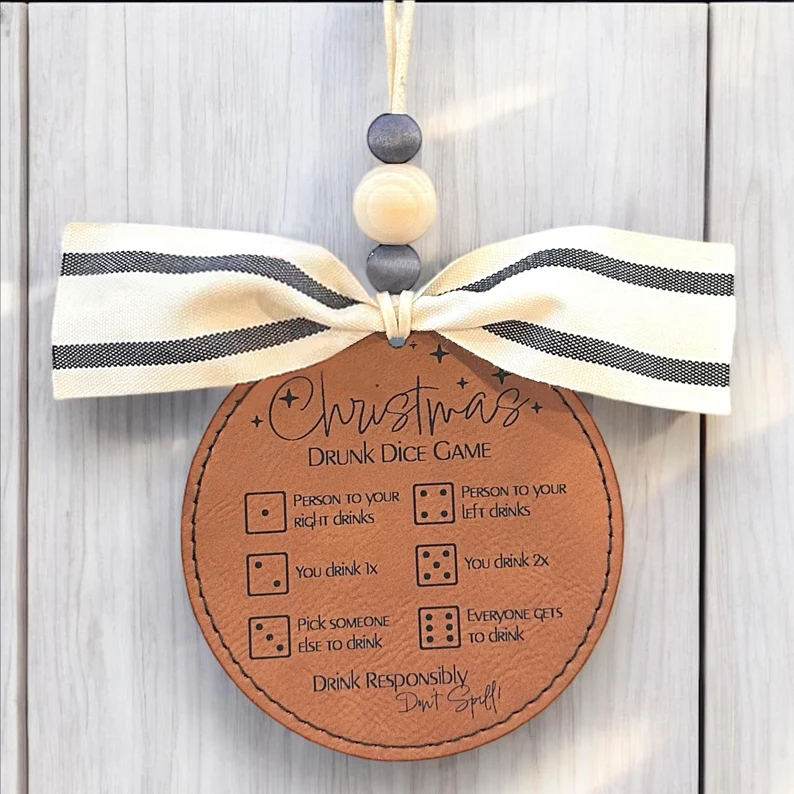 Gift Exchange Dice Game Christmas Ornament