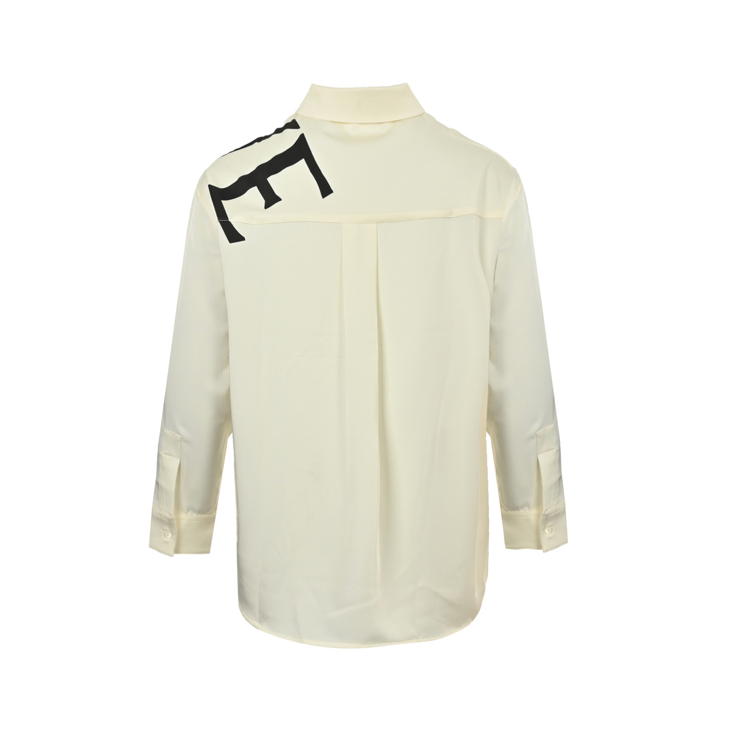 Loewe 25Fw large logo print silk shirt