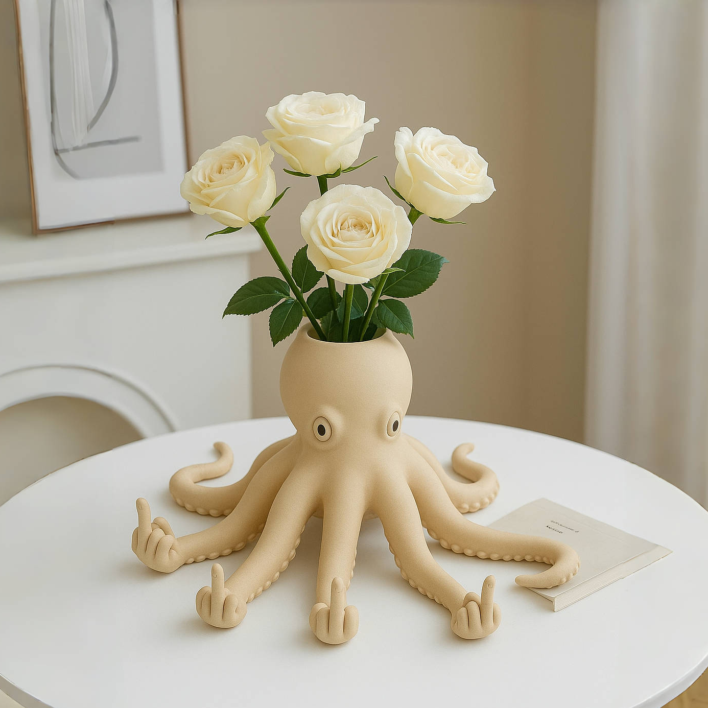 Octopus Middle Finger Vase