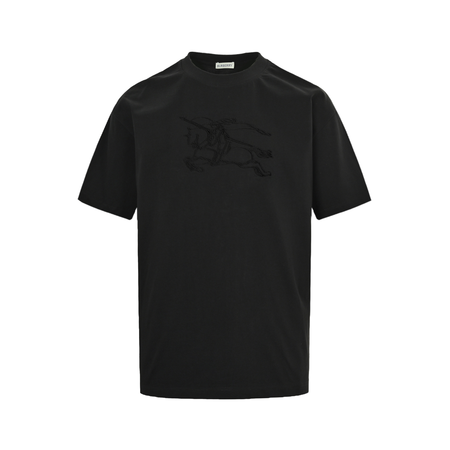 Burberry 25ss short sleeves with dark horse embroidery on the chest
