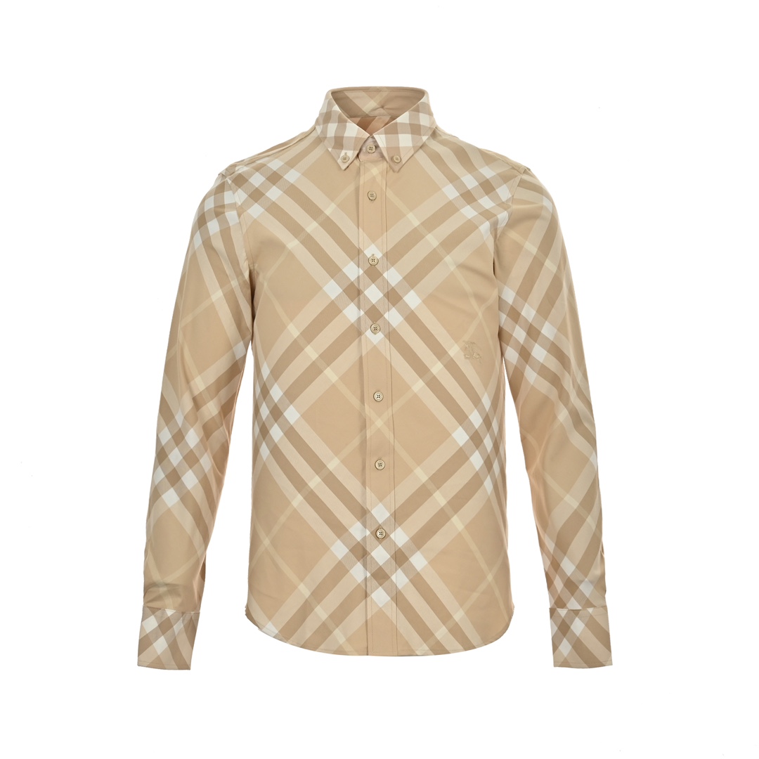 Burberry 24Fw Large Check Cotton Shirt