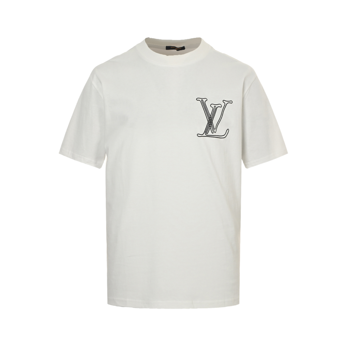 Louis Vuitton 25ss line logo foam print short sleeves