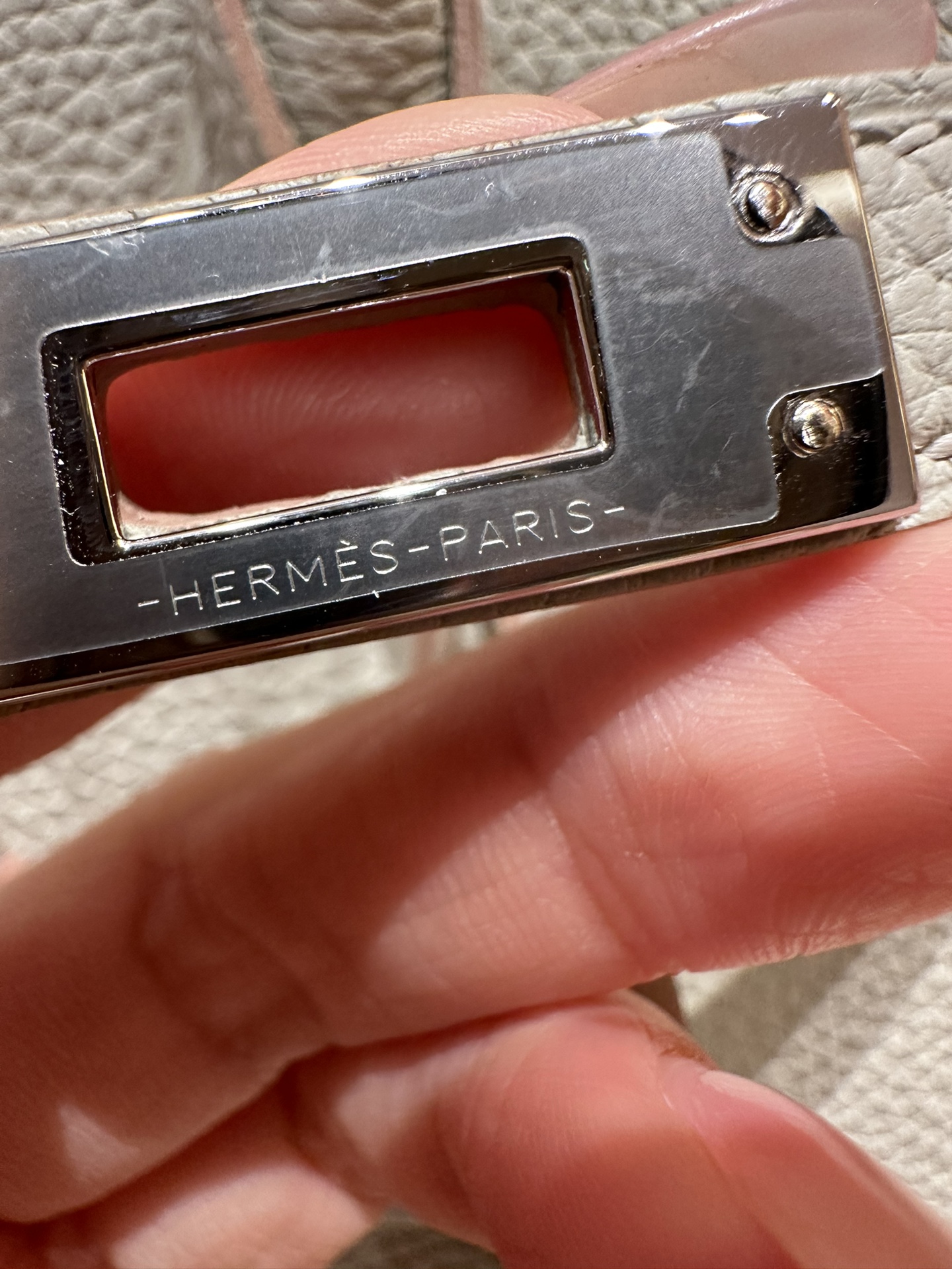 Hermes Birkin 8L Beton Handbag (Handmade to Order)