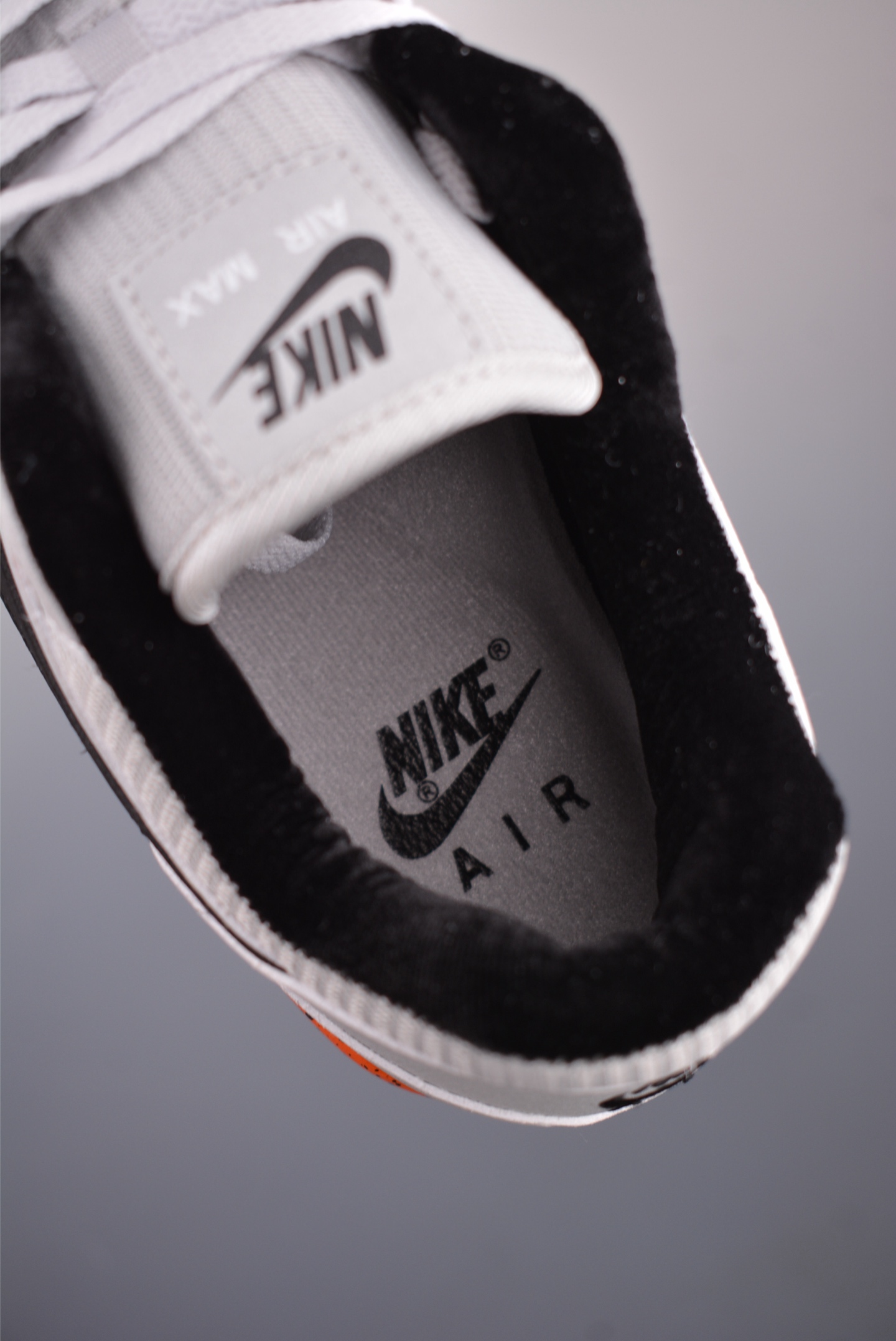 Nike Air Max 1'87 series gray, black, orange and stone patternv FD2638-005